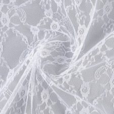 Hypyura flap, small flowers, white, 150 × 160 cm