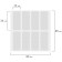 Adhesive strips bilateral, 34 mm x 15 mm, acrylic base, 32 pcs., Brauberg