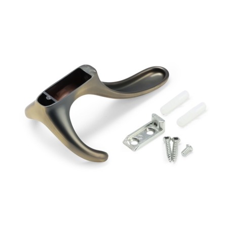 Furniture hook Cappio Hook, three -rod, bronze color-5