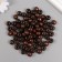 Set of beads wooden d 10 mm, 250 gr, brown