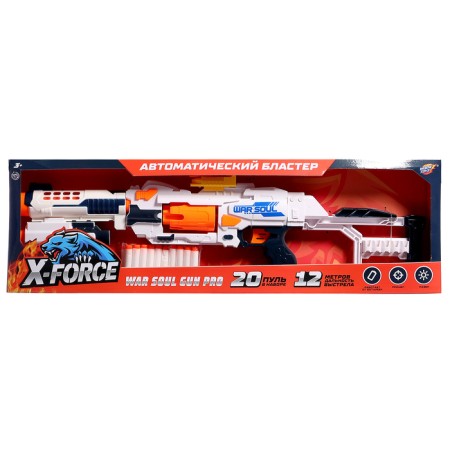 Blaster War Soul Gun Pro, shoots soft bullets, works from batteries-19