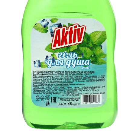 Family Liquid Soul Gel "Mint", 500 ml-3