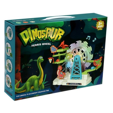 Developing toy "slide of dinosaurians", light and sound effects-13