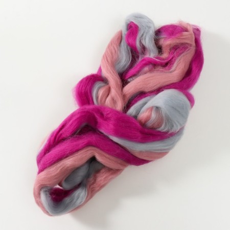 Fasting wool 100% semi -toned wool 50 g melange (24 - 424)-1