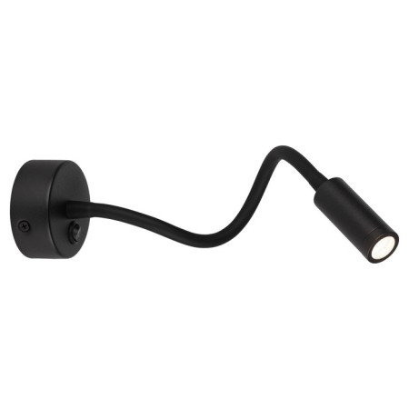 Lamp WL 33 BK 3W IP20 black 7x7x37.7 cm-4