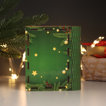 New Year's Basket Braner "Miracles" 14x12x5 cm-2