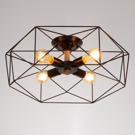 Chandelier 2231/4 E27 40W Black 57x50x18 cm Bayerlux-1