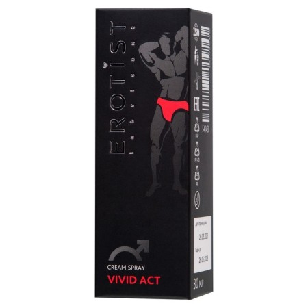 Erotist Vivid Act Cream-Spray, for men, to increase potency and improve erection, 30 ml-3