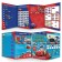 Set “Learning letters and numbers”: 2 books-rallys + reusable stickers + 2 markers, cars
