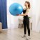 Fitball ONLYTOP, D = 75 cm, 1000 g, anti -wings, blue color