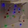Garland “thread” 4 m with nozzles “ball with a pattern”, ip20, transparent thread, 20 LED, glow of multi, 8 modes, 220 V