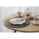 Serving napkin on the table “Loft”, d = 38 cm, green color