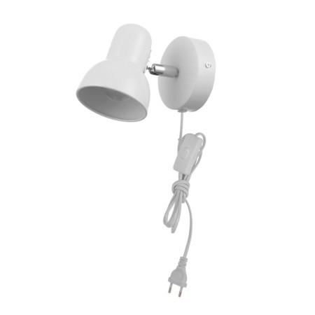 Sconces with the wire "Sevantos" E27 40W white 9x9x14 cm