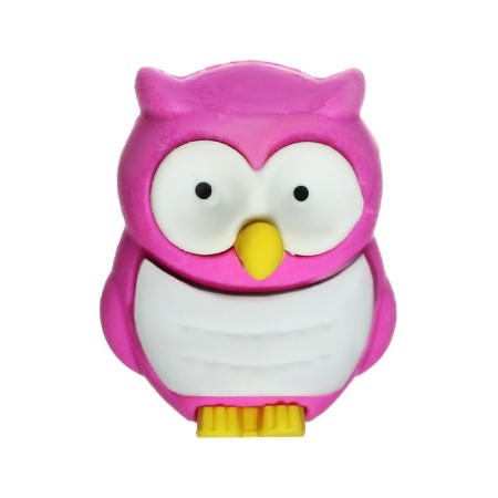 Figure eraser "owl", in a blister, mix (barcode on a thing)-1