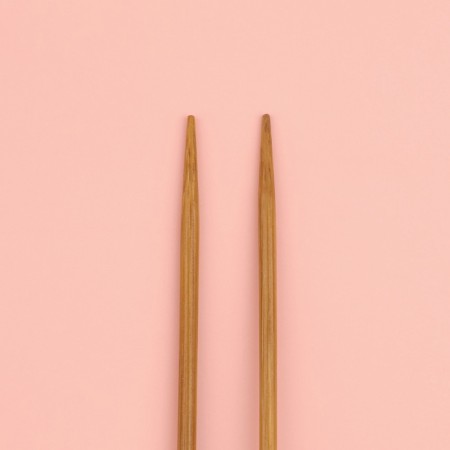Knitting needles, straight lines, d = 3 mm, 25 cm, 2 pcs-1