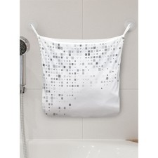 Organizer in a bath on suction cups “square saturation”, for storing toys and trifles, size 33x39 cm