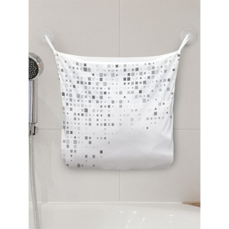 Organizer in a bath on suction cups “square saturation”, for storing toys and trifles, size 33x39 cm