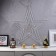 LED figure "Star" 80 cm, metal, 220 V, 8 modes, glow warm white