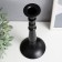 Summary Metal for 1 candle "Stylish" black matte 26x10x10 cm