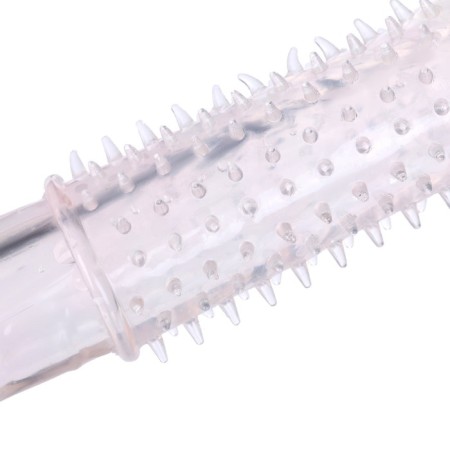The penis is massage, soft, with antennae, mods, silicone, transparent-3