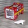 LED figure “Red Gift with Santa Claus” 6.3 × 11.5 × 6.3 cm, plastic, AAAX3 batteries (not in the kit), flame effect