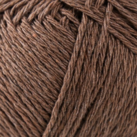 Eco-Cotton yarn 80% cotton 20% polyester 220m/100g (777 brown)-2