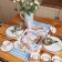 Easter path on the Etheliki Ethel table 30x70 cm, 100% cotton, sarzha 190 g/m2