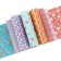 Colored paper with A4 ornament, 8 sheets "Flower", for decor and creativity