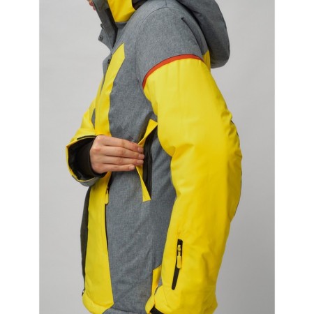 Ski suit female, size 44, yellow color-26