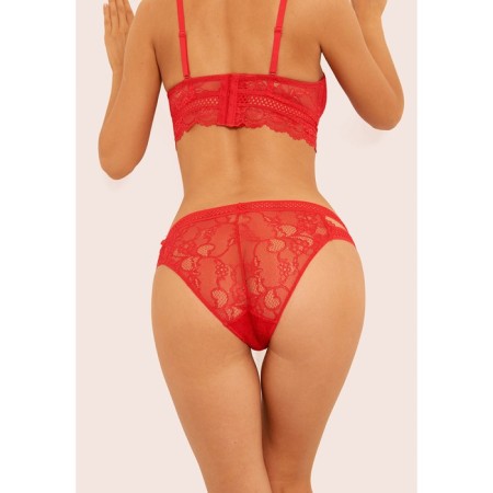 Women's panties Villama s, red color-4