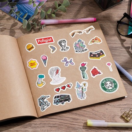 Album of stickers Boom Vibes, 8 sheets, 11 x 13.5 cm-4