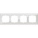Frame for 4 posts WL01-FRAME-04, smoky color, glass material