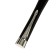 Gift Handle Ballic in the leatherette case is a swivel pb u, black body with silver