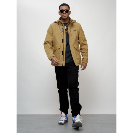 Sports male jacket, size 54, beige color-11