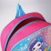 Baby backpack on lightning, 1 outer pocket, insert mix, pink color
