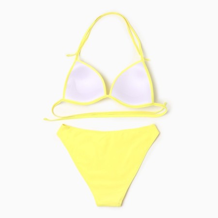 Swimsuit female separate minku color yellow, size 48-9