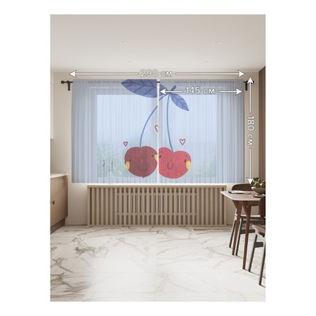 Photo "Vishinki together", size 145x180 cm, 2 pcs-1