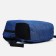 Set of a youth backpack on a zipper of textiles with USB, bag, cosmetic bag, blue color