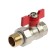Balloon tap STT, 1/2 ", with an American, nickelized brass