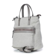 Female bag, textile material/genuine leather 280x295x140 cm, beige/Serbezh