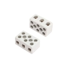 Clement ceramic screw KV 10 mm² 3 pairs of contacts with a fastener (84 pcs./Union) Rexant
