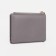 Women's wallet on the button, gray color