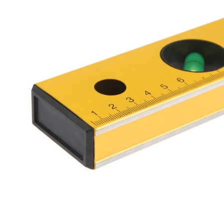 Aluminum tundra level, 3 eye, ruler, 400 mm-5