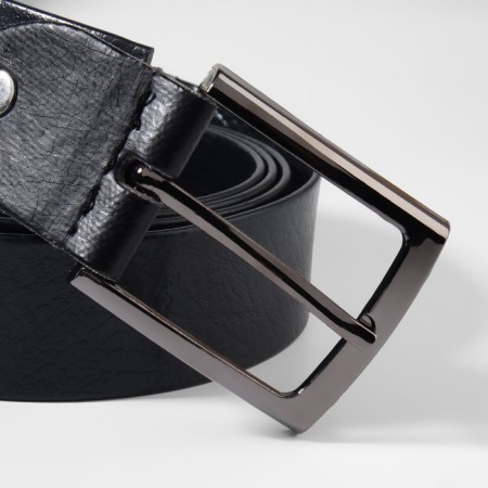 A belt buckle, 5.3 × 4.5 cm, 35 mm, black nickel color-2