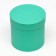 Green hat box, 18 x 18 cm