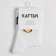 Women's socks kaftan "fire" p. 36-39 (23-25 ​​cm), white
