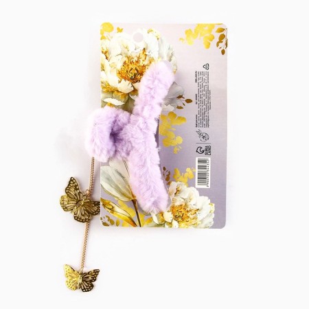 Fluffy hair crab "The most beautiful" with a suspension, 3 x 12 cm-5