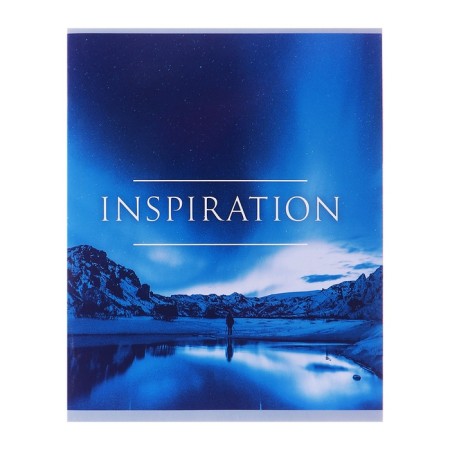 Notebook of 48 sheets in Calligrata "Inspiration", cover coated cardboard, uf-lak, block offset, mix-7