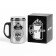 Thermal circle, 250 ml, steel "real man", retains heat 2 hours, 13. 5 x 7.5 cm
