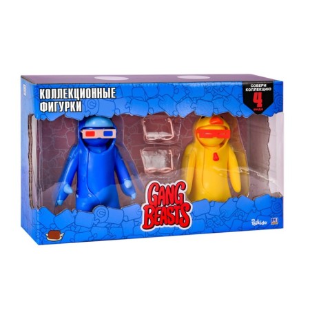 Фигурка Gang Beasts, с аксессуарами, 2 шт-1